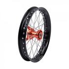 01-mf-16014-18 Tusk Impact Complete Wheel Front Black Hub