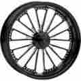 12107903rdombm 0201-1530 Domino Rsd Wheel For Harley-davidson Front Black Natural 2.15 19