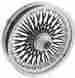 0203-0351 Drag Specialties Fat Daddy 50-black Spoked Front Wheel 18x3.5 D