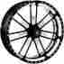 12027106rslmbm 12027106rslmb Rsd Roland Sands Design Slam Front Wheel Contrast Cut 21x3.5 Fl 8-13