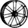 12107903rslmbm Rsd Slam Contrast Cut 19x2.15 Front Wheel Black