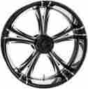 1242-7806r-xfr-bm Xtreme Machine Fierce Single Disc Front Wheel 18x3.5 Black