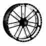12597814rslmbm Rsd Slam Contrast Cut Rear Wheel Rim 18x5.5 W O Abs