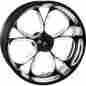 1269-7716r-lux-bmp Performance Machine Black W Machined Platinum Sz 17 X 6 Luxe Rear Wheel 1269