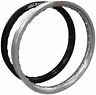 19x185lts01y Dirt Star Rim Silver Rear