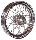 36-345 Midwest Motorcycle Supply Spoke Chrome Front Wheel Harley Touring Fat