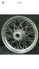 36-604 Ultima Spoke Front Chrome Wheel Harley
