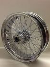 36-969 Ultima Chrome Spoke Billet Rear Wheel For Harley Wide Tire