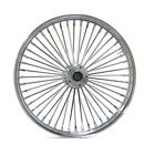 37-525 Ultima King Spoke Tubeless Chrome Front Single Disc Wheel For