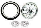 37-612-25mmwwtirepkg Ultima Polished Kool Kat Billet Front Wheel Rim Ww Tire 37-612-25mmwwtirepkg Ultima Polished Kool Kat Billet Front Wheel Rim Ww Tire