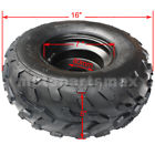 396-999021 Unbranded Black Left Wheel Rim Tire Assembly For Atv Kart