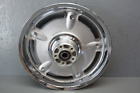 41013-09 Harley Sportster Chrome Slotted Disk Cast Rear Wheel Rim