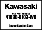 41090-0103-wc Kawasaki Blac Front Wheel New Oem 725984348855