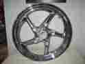 41983-08 Harley Davidson 19 X 2.5 Reaper Front Wheel Dyna Softail Chrome