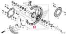 42701-krn-a41 Honda New Rear Wheel