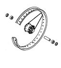 44650-mjp-305 Honda Oem Front Wheel