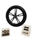 5029 Sport Chrome Dunlop Reinforcer Piano Black Front Wheel Mounted Tire