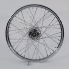 52-0908 Manufacturing Chrome Twisted Spoke Front Wheel