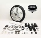 5373 Sport Chrome Reinforcer Front Wheel Tire Discs Rotor Bolts Black