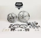 5385 Sport Chrome Enforcer Front Rear Wheel Discs Hardware Fork Lowers