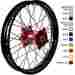 56-4157rb Talon Mx Wheel Set With Dirt Star Rim 2.15x19 Red Black
