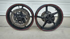 5sl-25168-00-4x 5sl-25338-00-5x Yamaha Oem Wheel Set Red Rim Stripe Straight