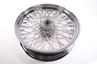 67-7638 Ride Wright Premium Harley Fxst Flstf Spoke Rear Wheel Chrome