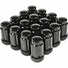 847-0090-16 Ocelot Black Chrome Spline Lug Nuts Set Of