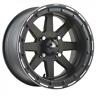 985-77b-blk No Name Douglas Star Fighter Beadlock Wheel Matte Black Bombardier