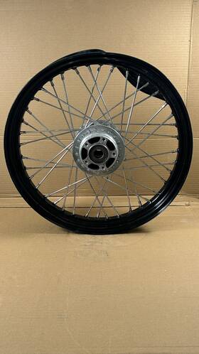 T19x2.5 Aftermarket Products Harley Davidson Oem 19x2.5 Front Spoke Wheel Rim Dot Softail For Repair