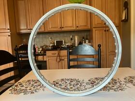 Akront 3497 Maico Front Rim Silver 21 Inch Fits All Maicos Conical Hub 74-78