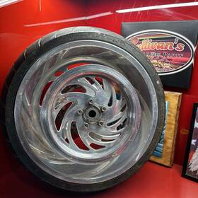 21120987 American Ironhorse Harley Rear Wheel Mag 280 Tire 18 Inch Frame Hardtail Softail Pul 21120987 American Ironhorse Harley Rear Wheel Mag 280 Tire 18 Inch Frame Hardtail Softail Pul