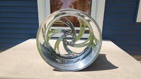 1695c0001 Amt Forge-tec Used Tx Twister 18 Inch X 10.5 Rear Motorcycle Rim Wheel