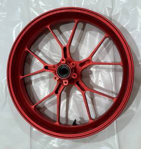 2b002032 Aprilia 2011-2019 Tuono Rsv4 Front Forged Wheel Rim Red Oem