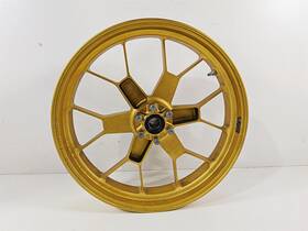 853375 Aprilia 2008 Rsvr 1000 Factory Front Wheel Rim 17x3.5 Gold Evo Forged
