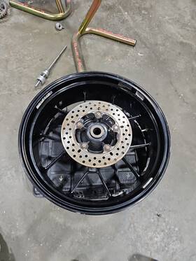 1235555 Aprillia 2010 Rsvr Rear Wheel