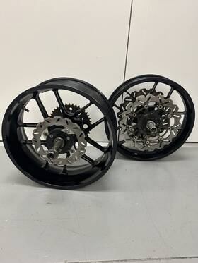 058w002w Arashi Wr72903b Front Rear Wheel Rim Rotors Honda Cbr1000rr 04 05 Rims Wheels Black 2005