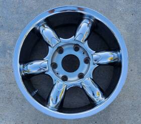 205-105c Arelli Original Chrome 6-spoke Wheel 17x8 6x139.7mm