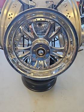00pp Arlen Ness 16x5 Harley Chopper Rear Wheel Rim Mag