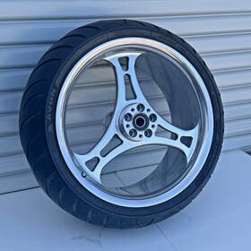 28-335 Arlen Ness Hy-speed 3-spoke 18 Inch Billet Rear Wheel 250 Tire Single-sided Hub