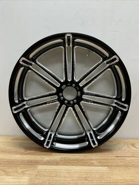 Arlen Ness 71-522 7-valve Forged Billet Rear Rim Black 18x5.5