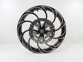 71-568 Arlen Ness Harley M8 Touring Glide 21x3.5 Drift Front Wheel Rim And Rotors