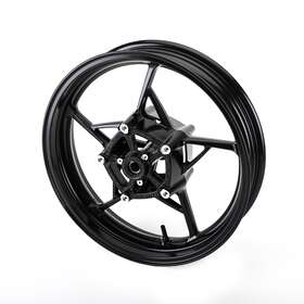 M514-a017-blk-f Artudatech Black Front Wheel Rim Fit For Kawasaki Ex650 Ninja 650 Z650 Z900 2017-20 F01 Us
