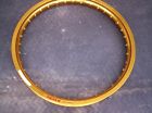 X1.85 B 4160 Excel Takasago Spoke Annodized Gold Front Rim