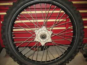 031.41.000.00.59 Beta 2014 300rr 2 Stroke Black Anodized Front Wheel Assembly 21 X 1.60 Rim