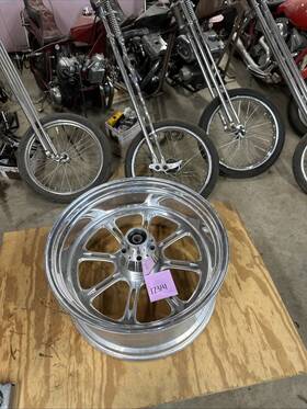 1222333444 Big Dog Harley 18x8.5 Rear Mag Chopper Fat Tire Wheel 18 Inch 8.5 Wide Ironhorse