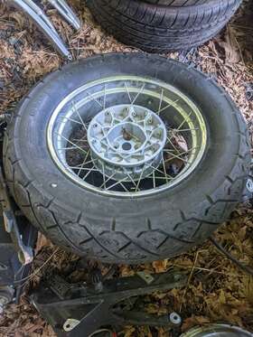 2331632 Bmw 1996-2005 R1200 1200 Rear Wheel Rim With Metzler See Details