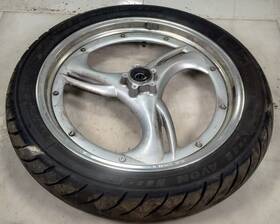 3012001 Bmw 2001 01 R1200 C Front Wheel Rim Straight No Tire 18 Inch X 2.5 3 Spoke Mag