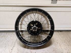 36-31-8-528 Bmw R1250gs/adventure Wheel 2019-2023 Black Rim Front 3x19 Inch - Damaged