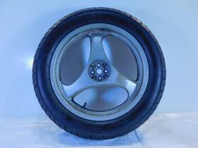36312311887 Bmw 1984-1996 K75 K75c K75s K75rt K100 Silver Cast Rear Wheel Rim And Tire - 3x17 Inch
